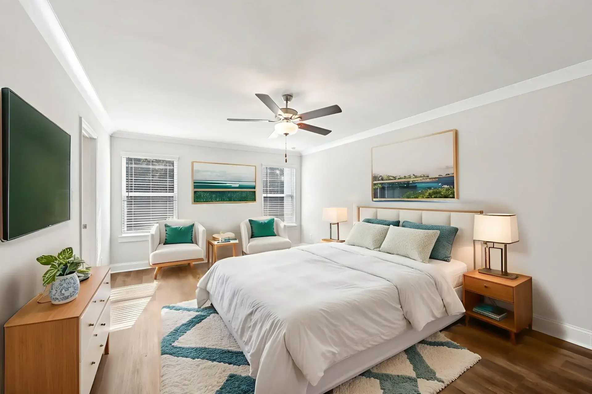 Poplar Row Townhomes Hoschton GA bedroom 1